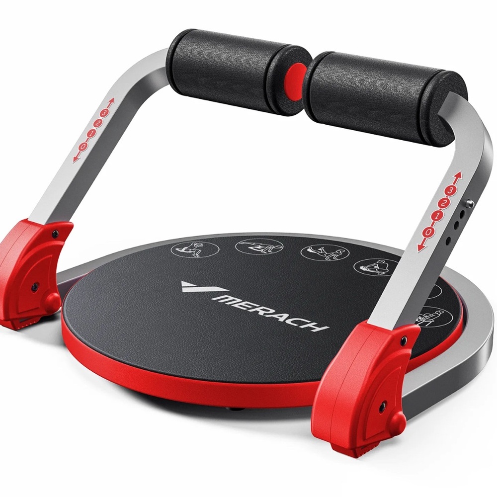 Merach Red and Black Ab Roller